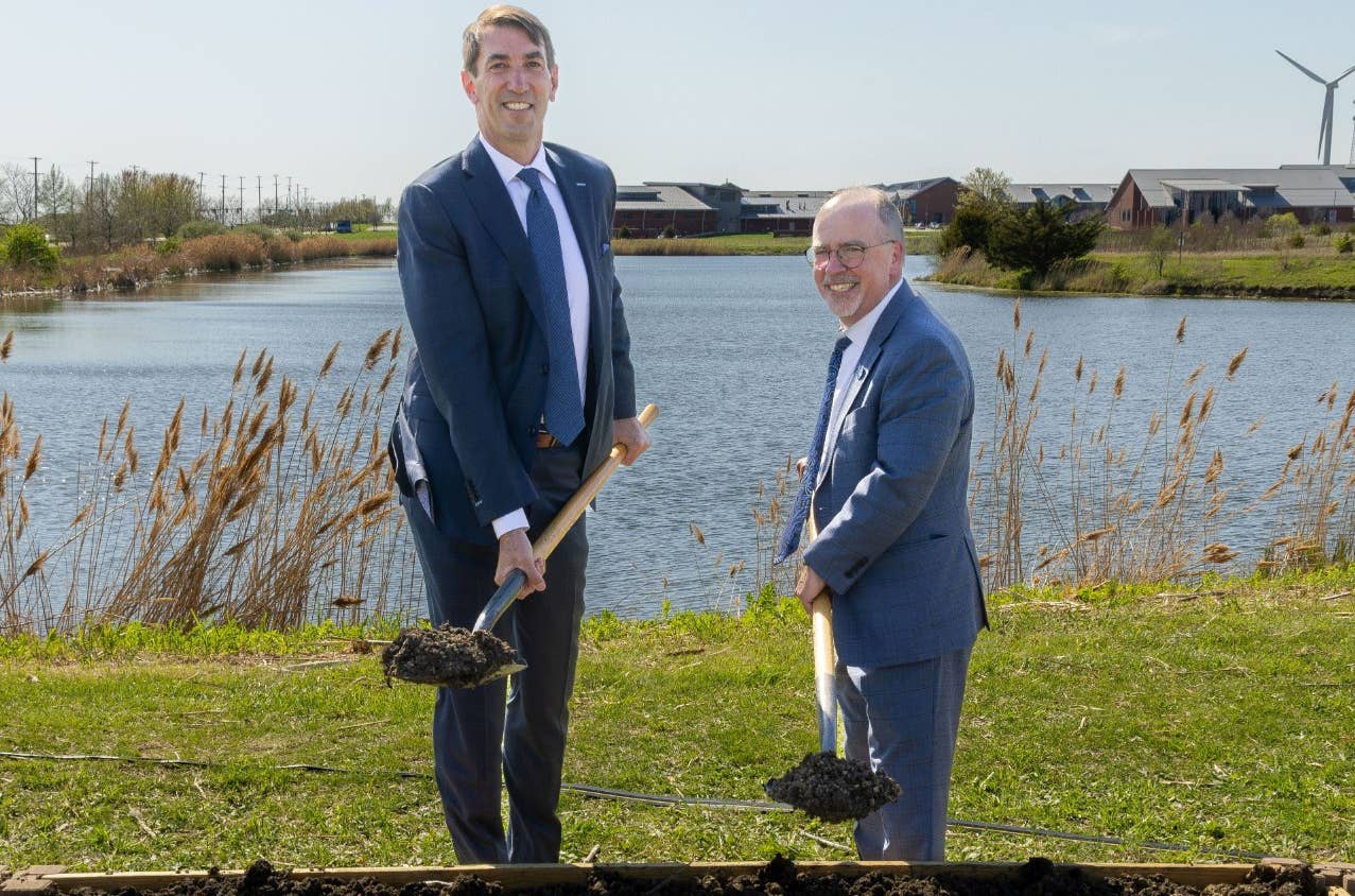 COUNTRY Financial CEO Jim Jacobs and Heartland Community College President Keith Cornille