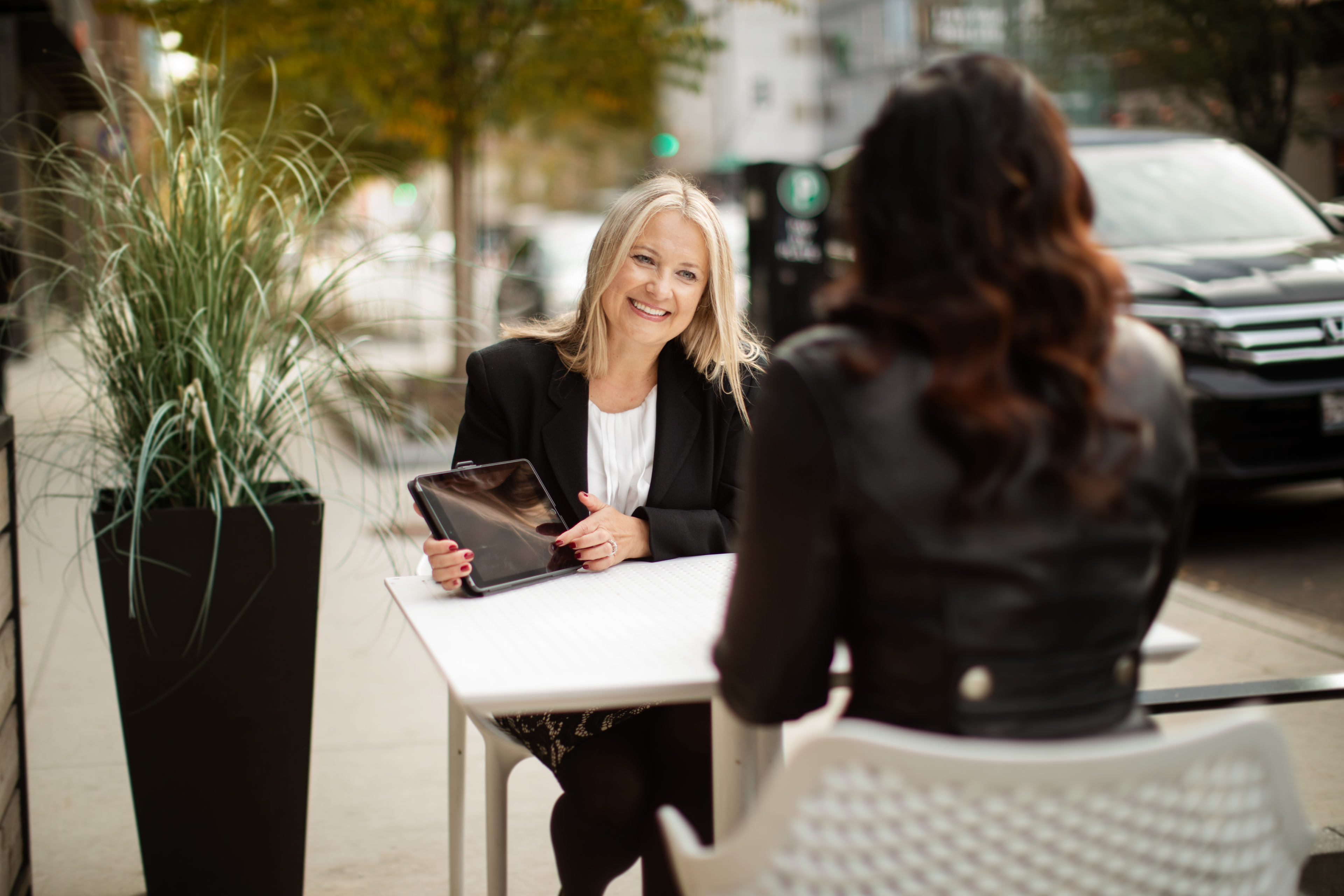 COUNTRY Financial rep working with client